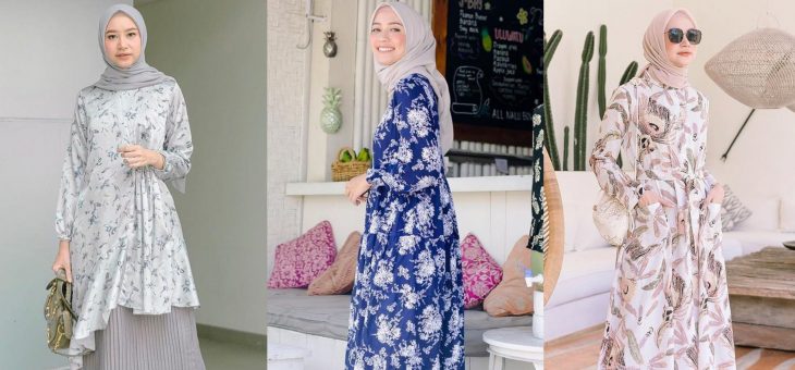 Model Gaya Hijab Floral Untuk Hijaber Agar Kelihatan dan Anggun