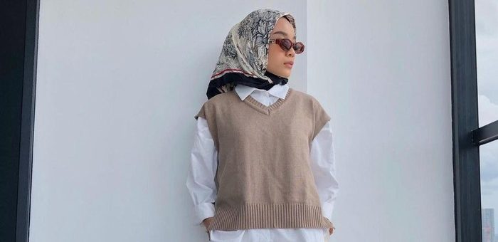 Rekomendasi Outfit Hijab Hanya dengan Vest, Bisa Untuk ke kantor dan Hangout