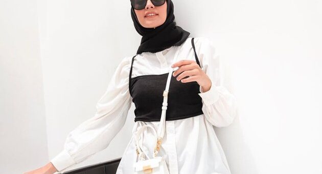 Mix and Match Outfit Hijab hanya dengan Crop Top, kereen Sekali!