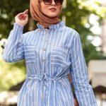 Cara Modis Gunakan Shirt Dress, Cocok Untuk OOTD Hijab