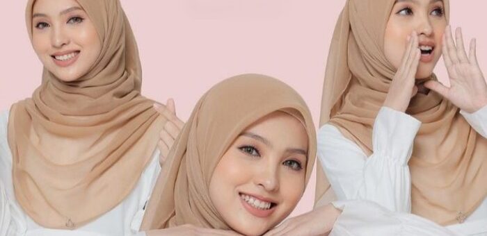 Tutorial Hijab Pashmina Ala Malaysia, Rapi Menutupi Dada dan Bikin Pipi Tirus